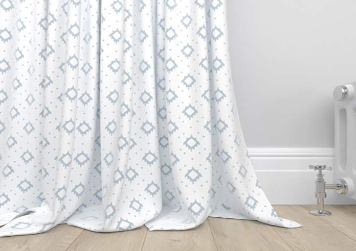 Huaraz Velvet, Mid Blue - Made to Measure Curtains - Image 6